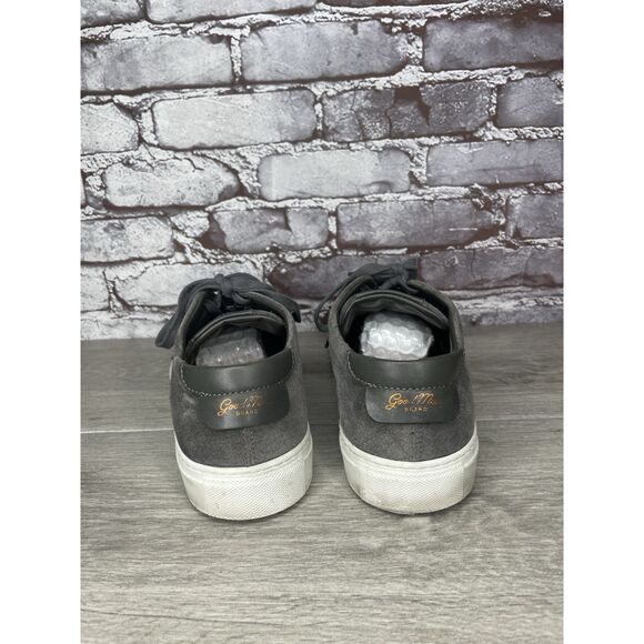 Goodman Brand Edge Charcoal Suede Casual Lace Low Top Sneakers Men Sz 42EU/9M US - Picture 5 of 16